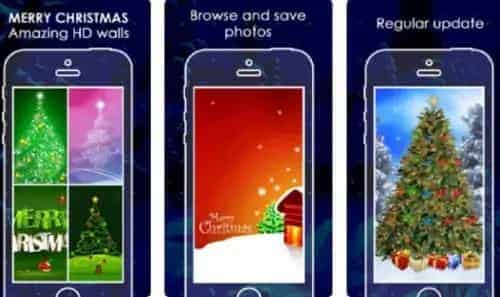 Christmas live wallpaper apps for iPhone