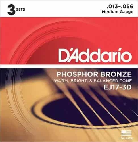 DAddario EJ17 Phosphor Bronze Acoustic Guitar Strings