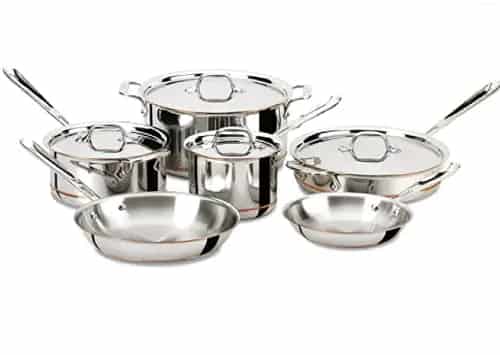 Dishwasher Safe Cookware Set for induction cooktop countertop burner hob