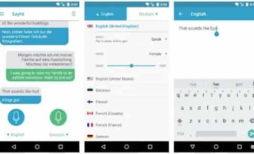 SayHi Translate translator app for Android