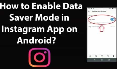 Activate the saving of data on Instagram