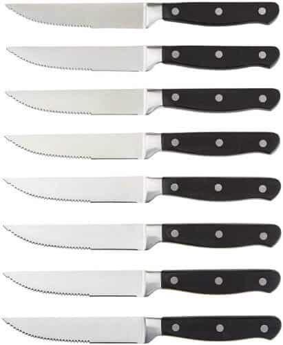 AmazonBasics Premium 8 Piece Kitchen Knife Set