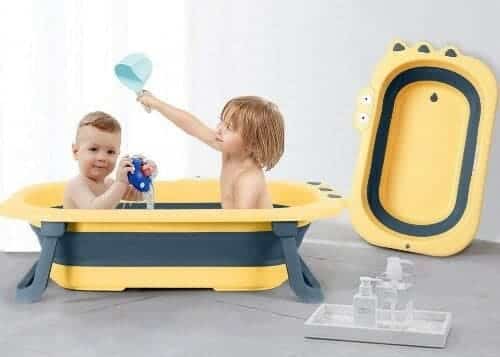 Baby Bathtub Foldable Infant Shower Basin