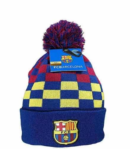 Barcelona FC Football Soccer Mens Beanie Hat gifts for Barcelona fans