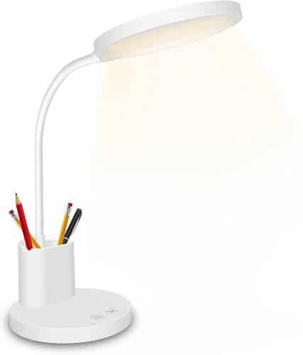 Golspark Touch Control Desk Lamp 3 Color Modes with Stepless Dimmable
