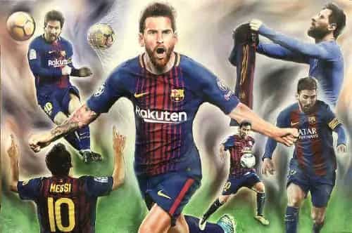 Lionel Messi Barcelona FC Poster
