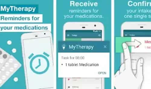 MyTherapy Medication pill Reminder app for iPhone and ipad