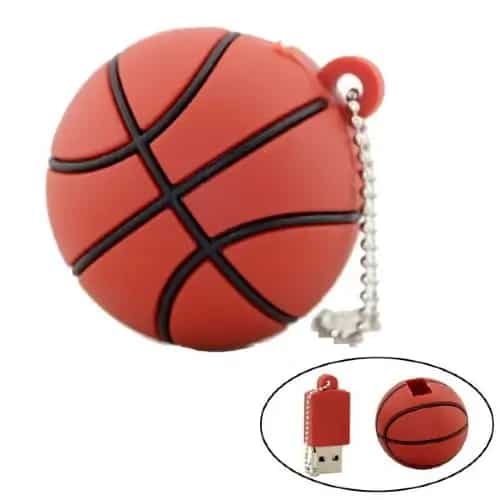 Pendrive in the shape of a basketball gifts for basketball fans