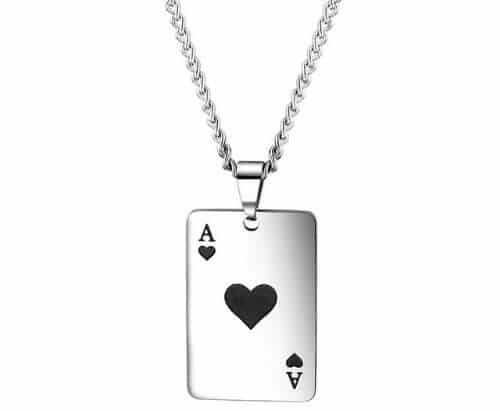Poker necklace pendant