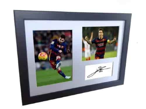 Signed Lionel Messi Barcelona Photo Photograph