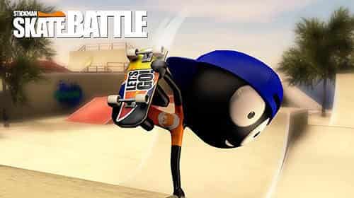Stickman Skate Battle free skateboard games for iPhone ipad