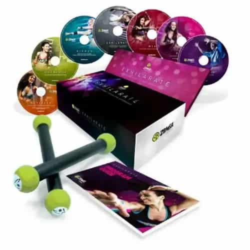 Zumba Fitness Exhilarate Body Shaping System Step DVD Workouts