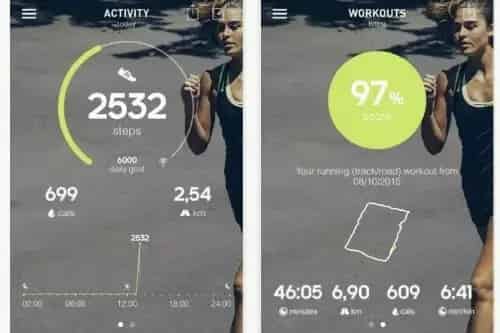 adidas Train Run app for iPhone