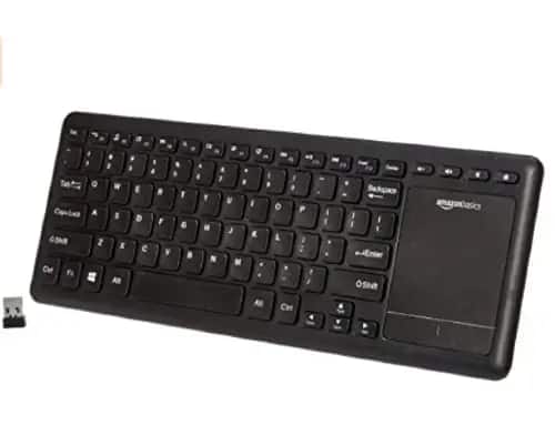 AmazonBasics Wireless Keyboard with Touchpad for Smart TV
