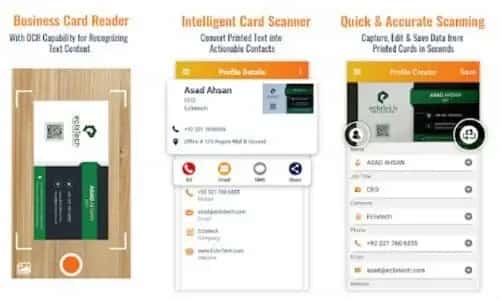 Business Card Scanner Reader Free Card Reader