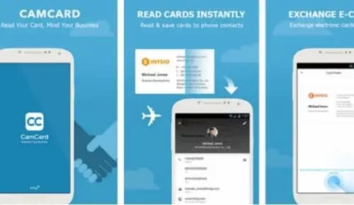 CamCard Business Card Reader app for Android