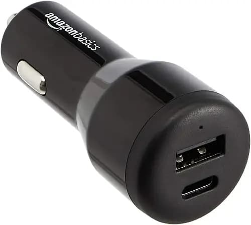 Fast USB car chargers apple devices amazon basics