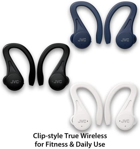 JVC Sport True Wireless Earbuds Headphones Lightweight Compact Long Battery Life