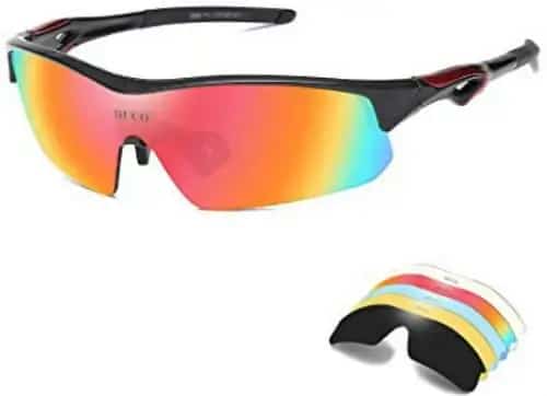 Polarized Sports Cycling Sunglasses for Men Running Golf Fishing Hiking Baseball