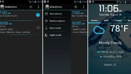 WakeVoice Trial alarm clock