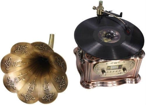 Phonograph Turntable Wireless Speaker