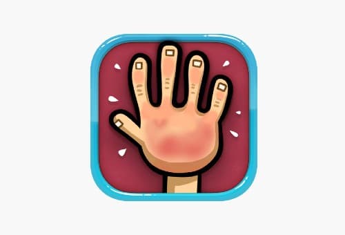 Slap Red Hands 2 player free fun game apps