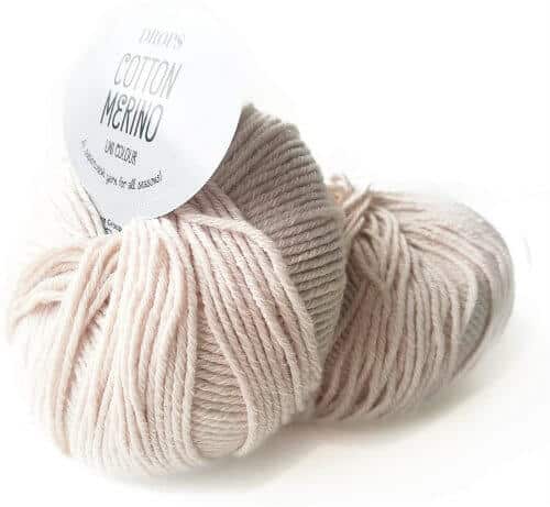 Superwash Merino Wool and Cotton Yarn