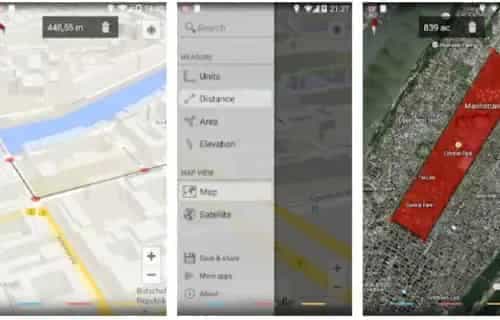 Top mobile Apps for measuring distance between two points