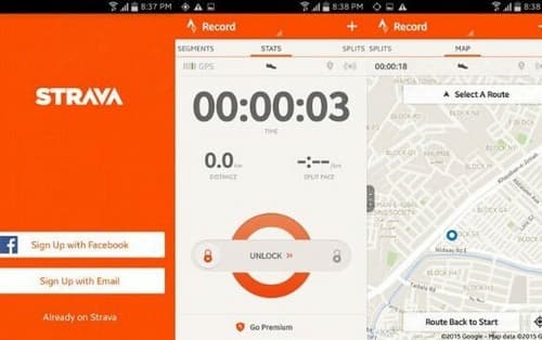 Best free android cycling app for cyclists strava