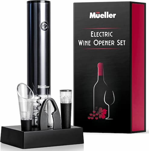 Mueller Electric Wine Opener Set