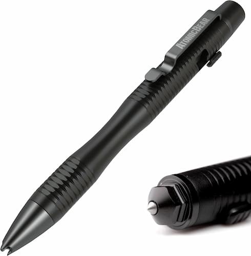 Atomic Bear Tactical Pen Stealth Pen Pro Self Defense Pens with Glass Breaker and Writing Tip