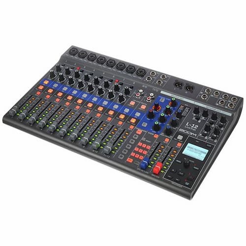 Zoom LiveTrak L 12 Digital Mixer Multitrack Recorder for Music Podcasting