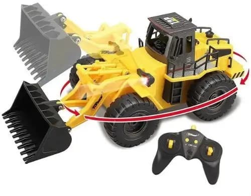 Top Race 6 Channel Full Functional Construction Tractor