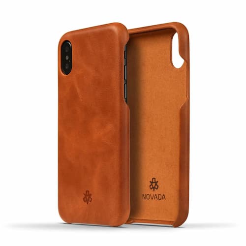 Leather phone case for Apple iPhone XS
