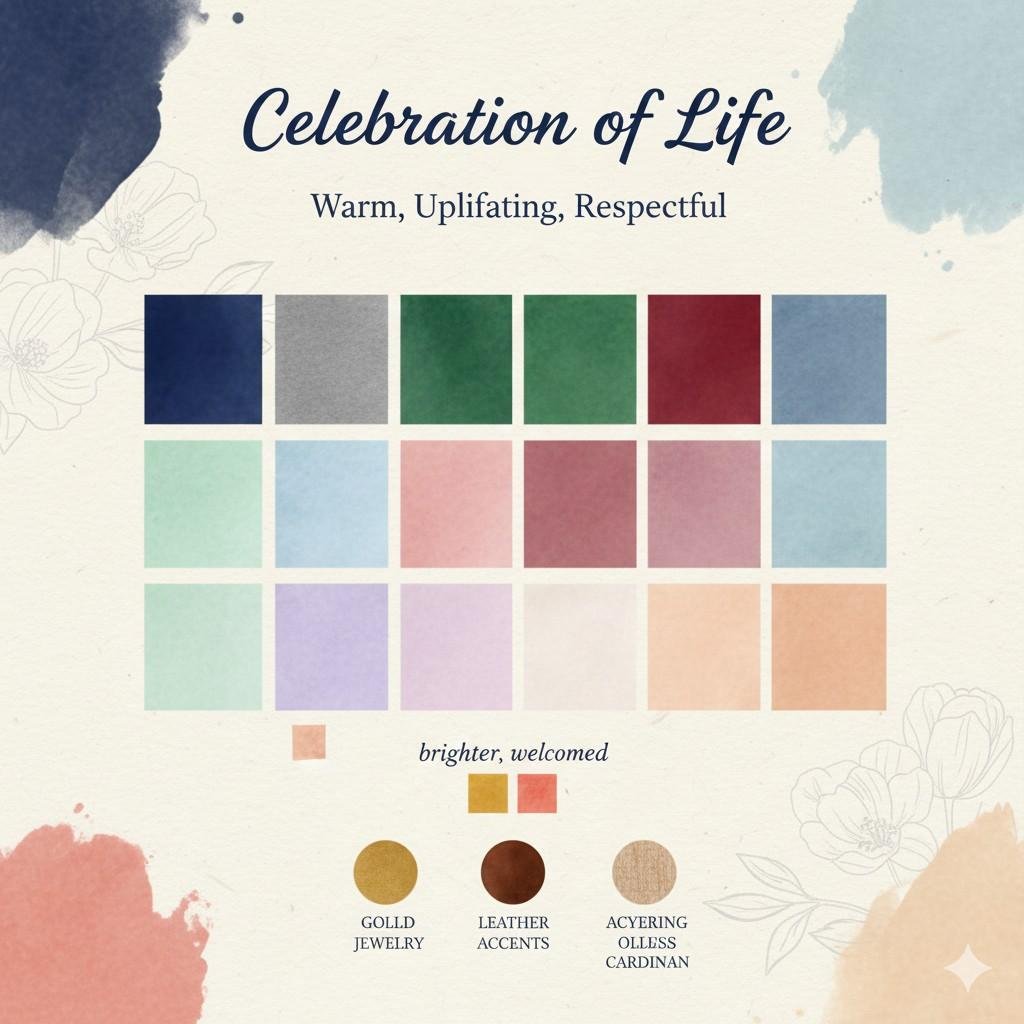How Do You Choose the Right Colors When Deciding What to Wear to a Celebration of Life